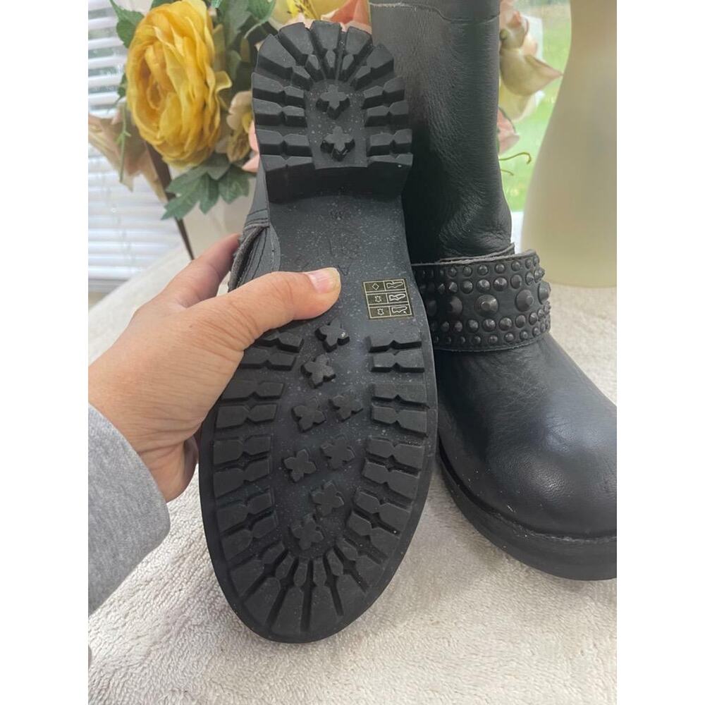 A.S.H Rebel stud moto combat boots 37 (BOTA500 - Picture 3 of 7